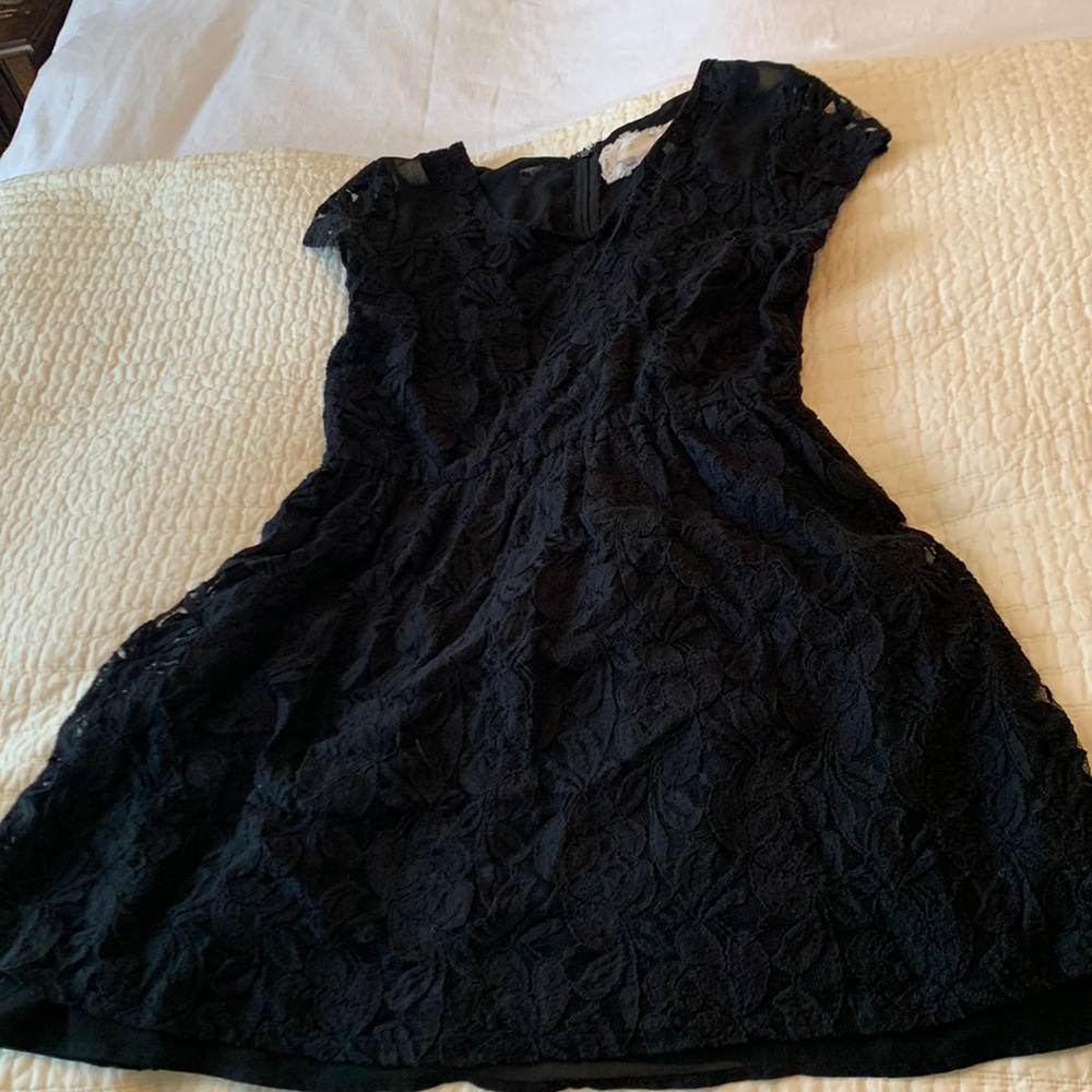 Urban Outfitters Coincidence and Chance women black lace dress size L